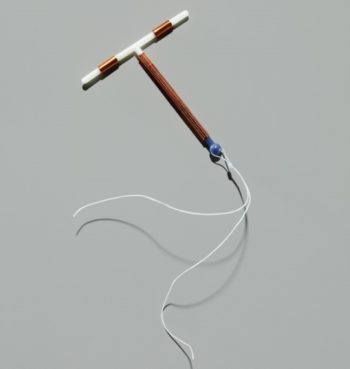 A copper IUD