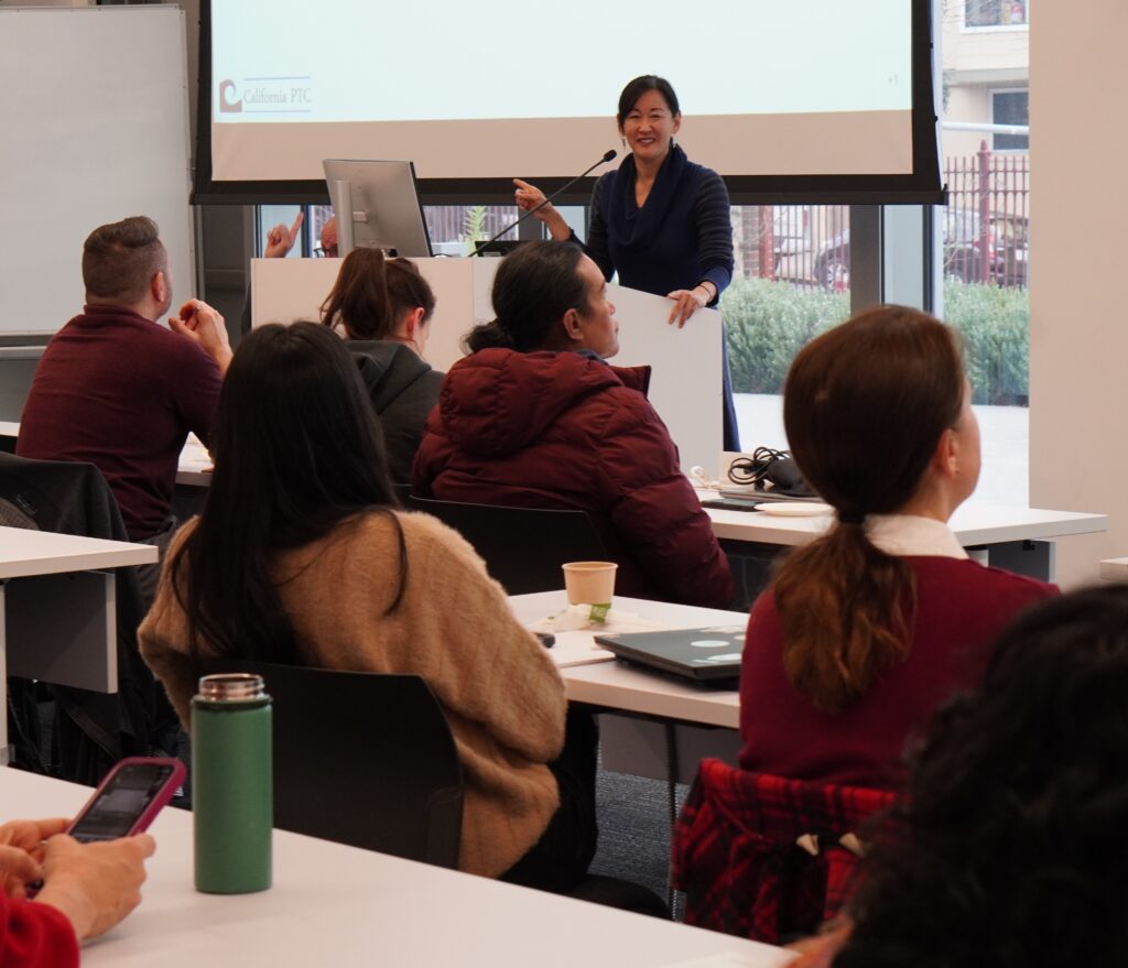 Ina Park presenting